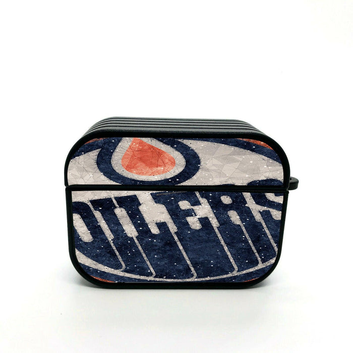 oilers falling of edmonton oilers airpod case