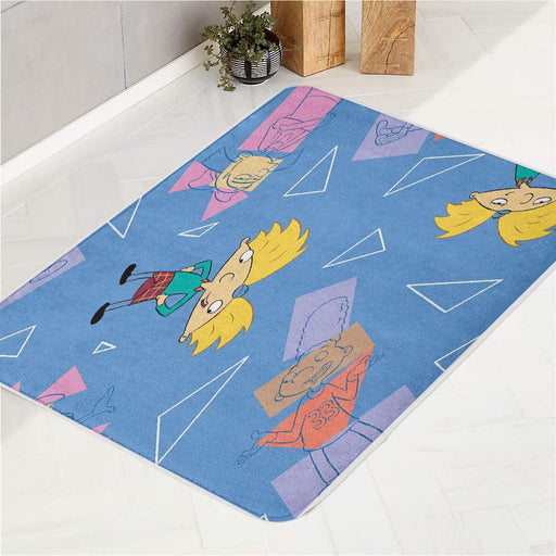 pattern hey arnold kids bath rugs