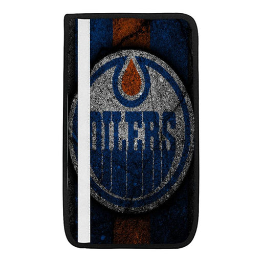 oilers logo prism cold Car seat belt cover