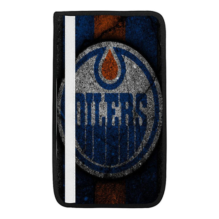 oilers logo prism cold Car seat belt cover