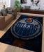 oilers logo prism cold Living room carpet rugs