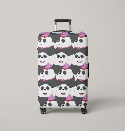 panda bear of we bare bears Luggage Cover | suitcase