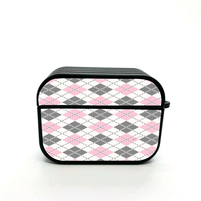 pastel color square and line airpods case