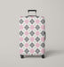 pastel color square and line Luggage Cover | suitcase