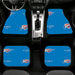 pattern oklahoma city thunder Car floor mats Universal fit