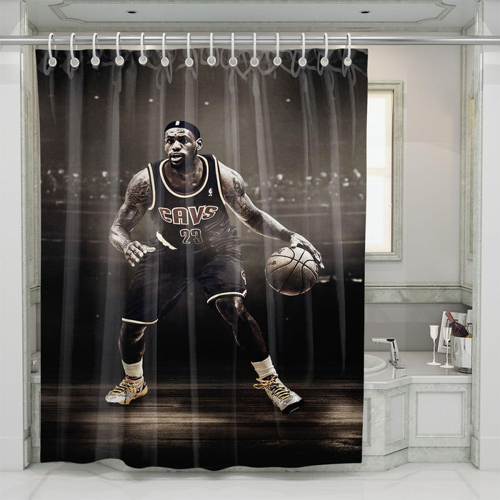 old and iconic logo of tampa bay buccaneers shower curtains