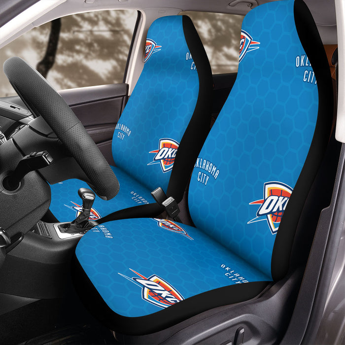 pattern oklahoma city thunder Car Seat Covers