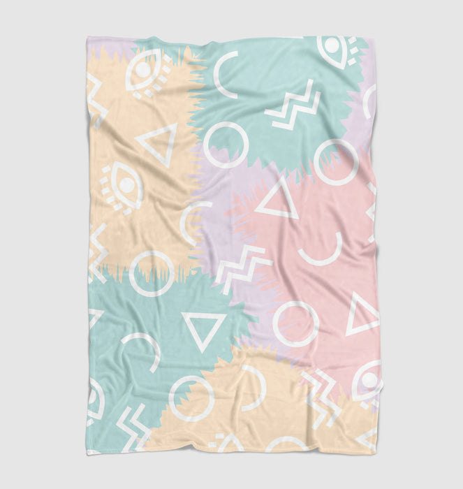 pastel yellow aesthetic theme Ultra soft fleece blanket