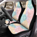 pastel yellow aesthetic theme Car Seat Covers