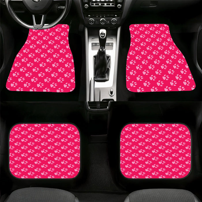 pattern paw patrols pink Car floor mats Universal fit