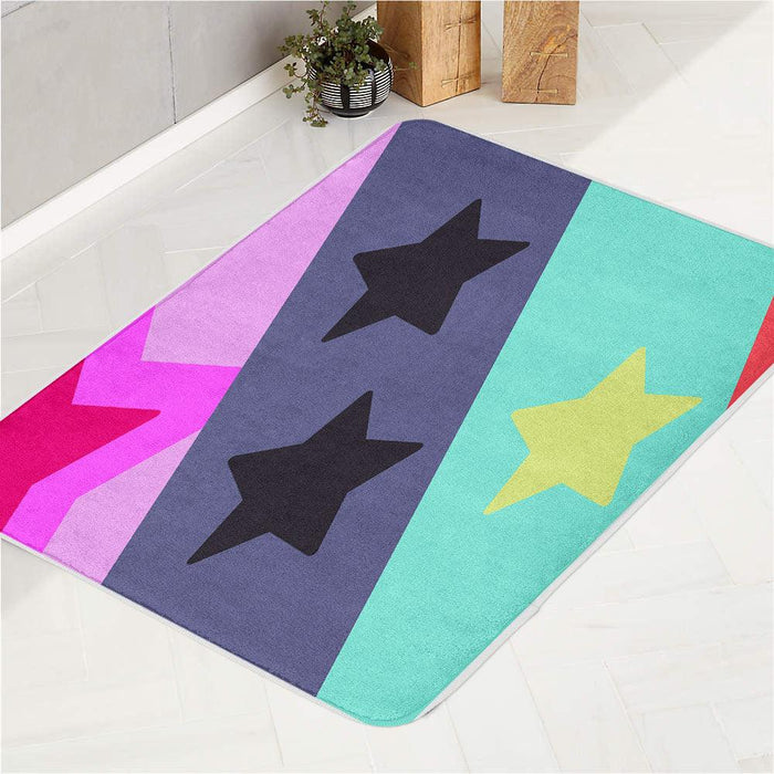 pattern star steven universe bath rugs