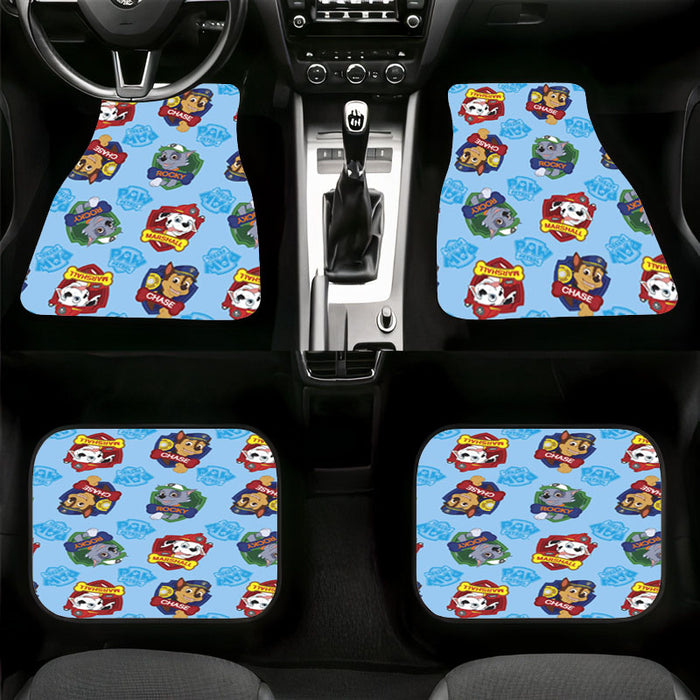 pattern the dogs paw patrol Car floor mats Universal fit