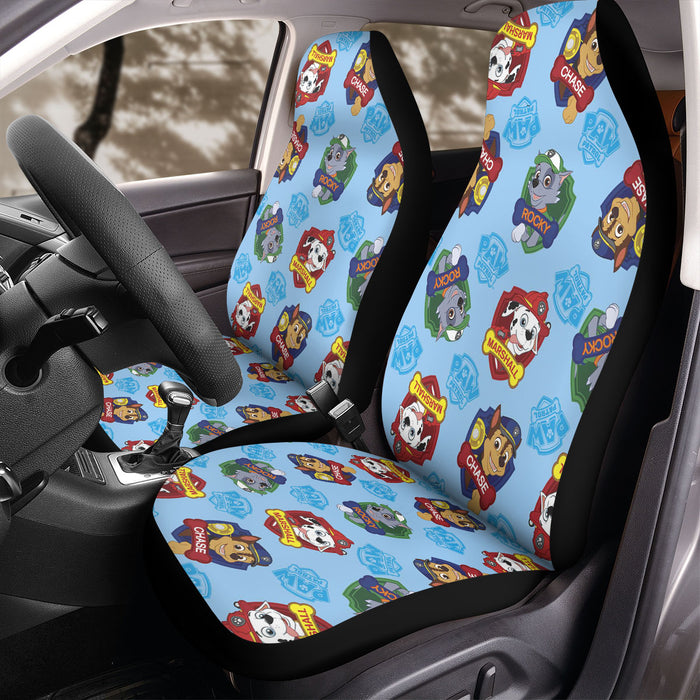 pattern the dogs paw patrol Car Seat Covers