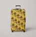 pattern of wolverine x men mutant Luggage Cover | suitcase