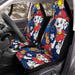 paw patrol dogs textured Car Seat Covers