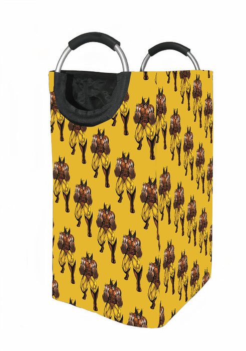 pattern of wolverine x men mutant Laundry Hamper | Laundry Basket