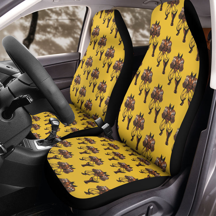 pattern of wolverine x men mutant Car Seat Covers