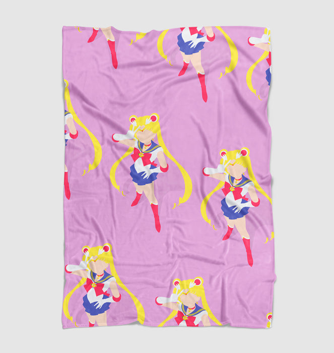 peaces sailor moon anime for girl Ultra soft fleece blanket