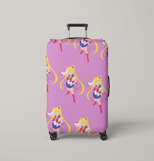 peaces sailor moon anime for girl Luggage Cover | suitcase