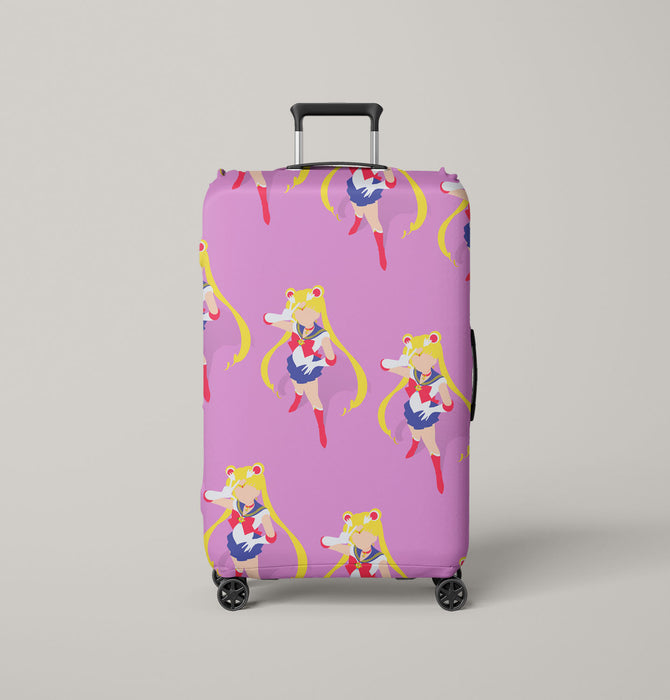 peaces sailor moon anime for girl Luggage Cover | suitcase