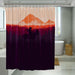 polar bear vector shower curtains