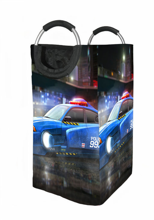 police car cyberpunk 2049 Laundry Hamper | Laundry Basket