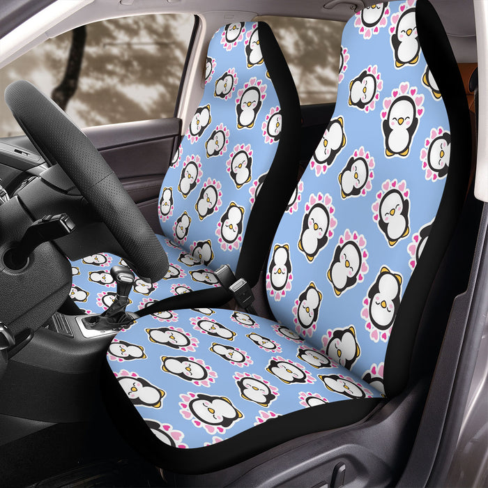 penguins lovely pretty Car Seat Covers