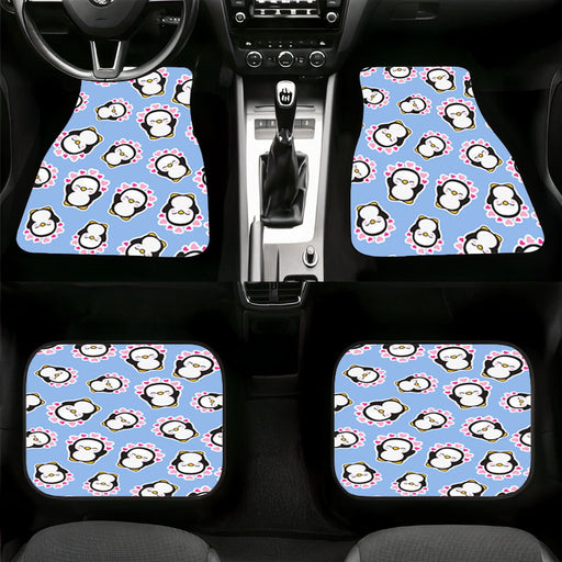 penguins lovely pretty Car floor mats Universal fit