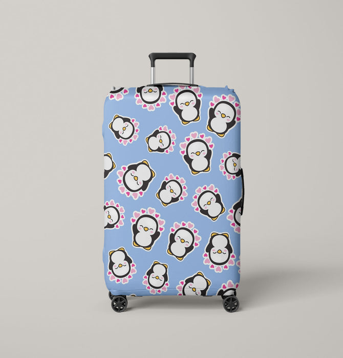 penguins lovely pretty Luggage Cover | suitcase