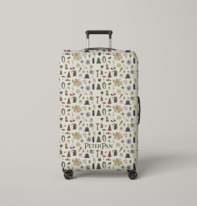 peterpan stuff icon movie animation disney Luggage Cover | suitcase