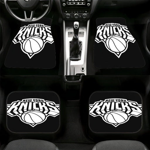 only white new york knicks logo Car floor mats Universal fit