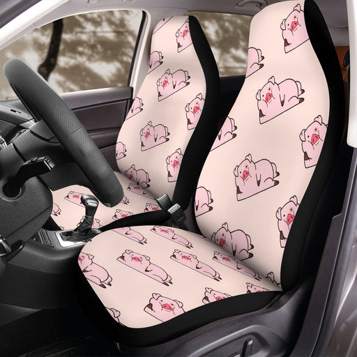 pig pets from gravity falls waddles Car Seat Covers