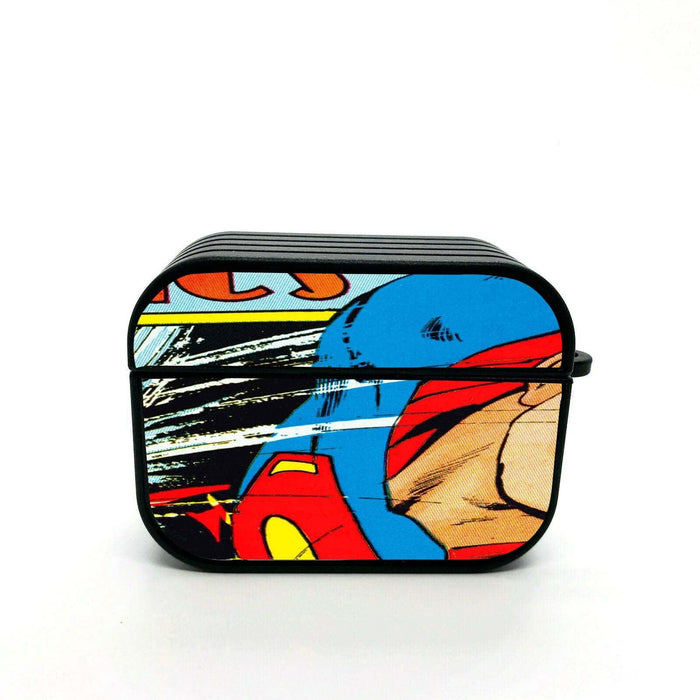 pop art comic superman airpods case