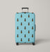 pineapple blue pattern fruit Luggage Cover | suitcase