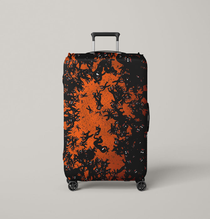 orange shadow enchantment Luggage Covers | Suitcase