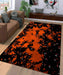 orange shadow enchantment Living room carpet rugs