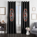 orange tigers logo football window Curtain