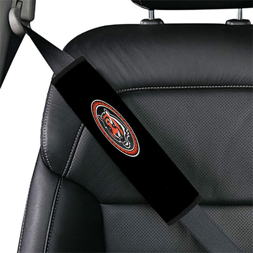 orange tigers logo football Car seat belt cover - Grovycase