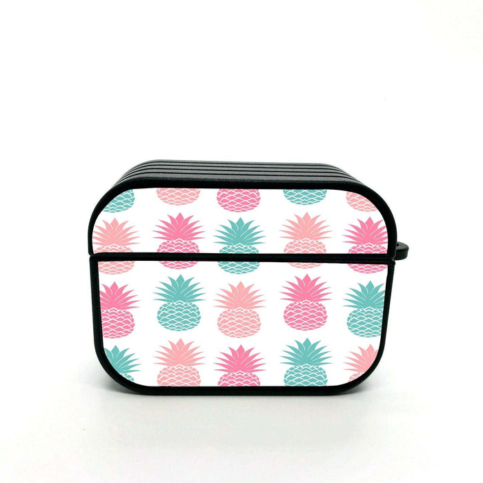 pineapple fruit blue and pink airpods case