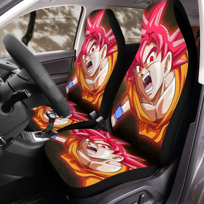 pink hair goku dragon ball super Car Seat Covers