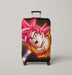 pink hair goku dragon ball super Luggage Covers | Suitcase