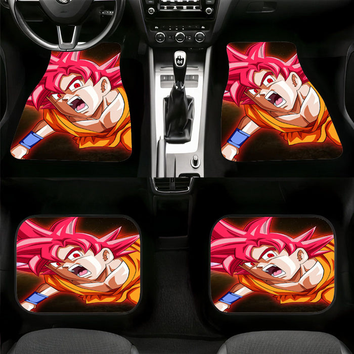 pink hair goku dragon ball super Car floor mats Universal fit