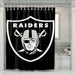 original logo of oakland raiders shower curtains