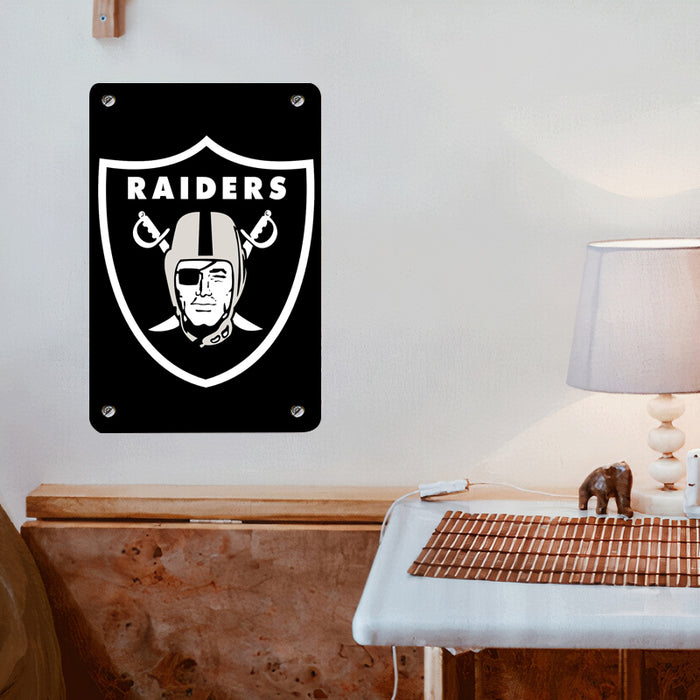 original logo of oakland raiders Poster Metal print wall art