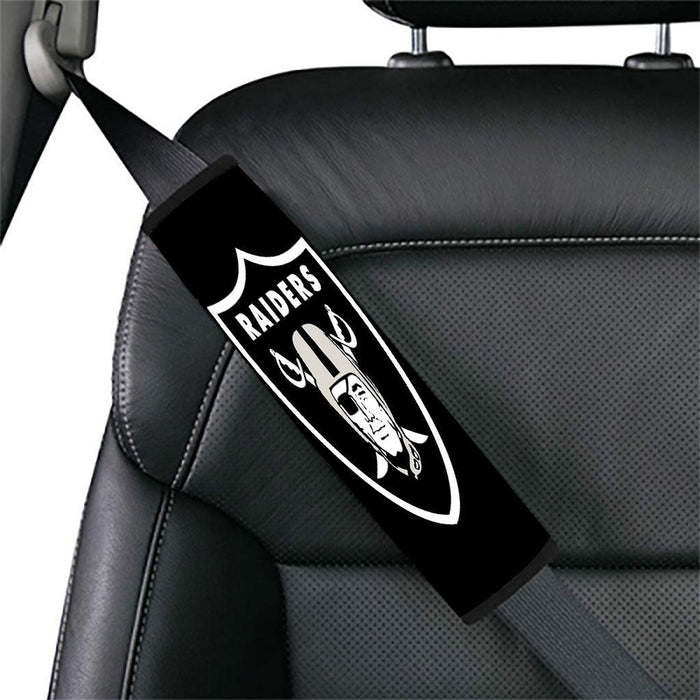 original logo of oakland raiders Car seat belt cover - Grovycase