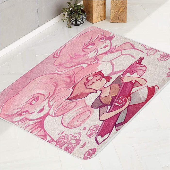 pink pearl steven universe bath rugs