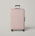 pink pastel love pattern Luggage Cover | suitcase