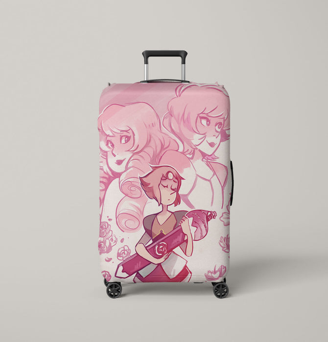 pink pearl steven universe Luggage Covers | Suitcase