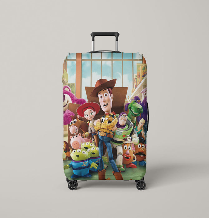 out from the box of toys toy story Luggage Covers | Suitcase