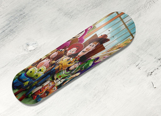 out from the box of toys toy story Skateboard decks